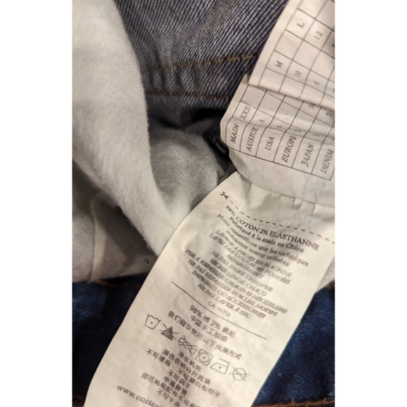 One by One Teaspoon Yardbirds Mid Rise Skinny Leg Extra Long Length Size 26 - Picture 5 of 8